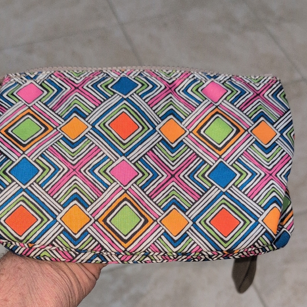 Kipling Multicolor Geometric Wristlet - image 3